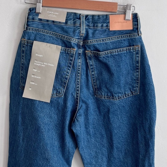Everlane The Curvy 90s Cheeky Straight Jean Organic Cotton - Picture 3 of 6
